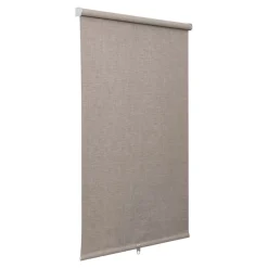 Store enrouleur occultant sans perçage Novan taupe l.75 x H.240cm Goodhome