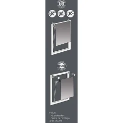 Store Enrouleur Occultant Uni et Coloré (60x180 cm - Taupe)