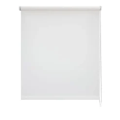 Store Enrouleur Occultant Blackout - Easydeco - Blanc - 155 x 190 cm