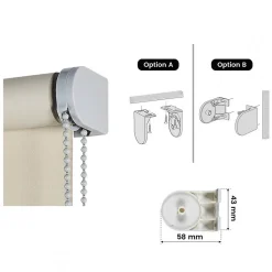 Store Enrouleur Occultant Pierre 200 x 250 cm