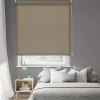 Store enrouleur occultant taupe l.150 x H.190 cm Madeco