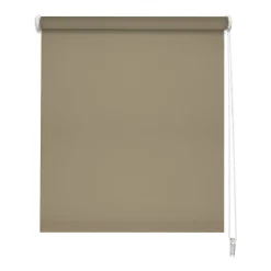 Store enrouleur occultant taupe l.150 x H.190 cm Madeco