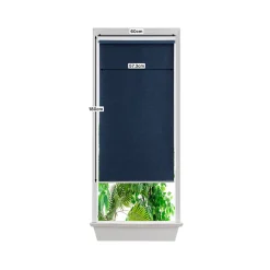 Store enrouleur occultant sans perçage Iwerne bleu marine l.60 x H.180cm Goodhome