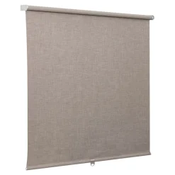 Store enrouleur occultant sans perçage Novan taupe l.180 x H.240cm Goodhome