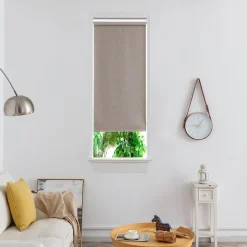 Store enrouleur occultant sans perçage Novan taupe l.60 x H.180cm Goodhome