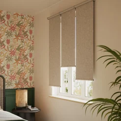 Store enrouleur occultant sans perçage Novan taupe l.40 x H.140cm Goodhome