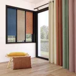 Store enrouleur occultant sans perçage Novan taupe l.40 x H.140cm Goodhome