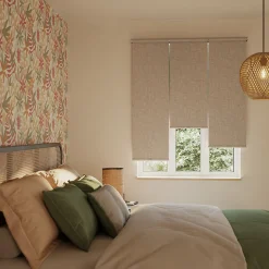 Store enrouleur occultant sans perçage Novan taupe l.40 x H.140cm Goodhome
