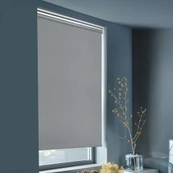 Store enrouleur occultant sans perçage Boreas 2 gris béton l.90 x H.180cm Goodhome