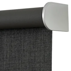 Store enrouleur occultant sans perçage Novan noir l.60 x H.180cm Goodhome