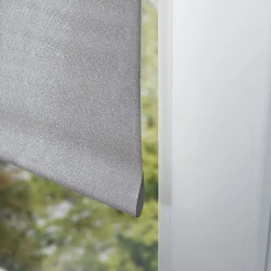 Store enrouleur occultant gris clair l.70 x H.190cm Madeco