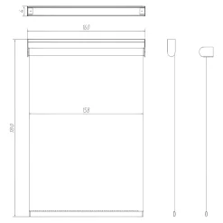 Store enrouleur occultant sans perçage Iwerne beige l.160 x H.180cm Goodhome