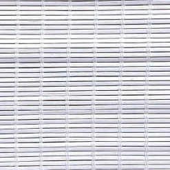 Store enrouleur Roll'Up bambou tissé blanc Madeco L.250 x l.120cm
