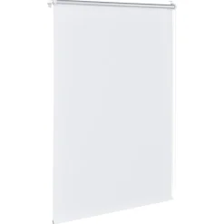 Store enrouleur sans perçage reglage en tissu blanc Helloshop26