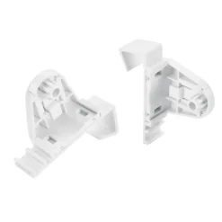Store enrouleur sans perçage reglage en tissu blanc Helloshop26