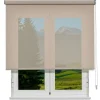 Store Enrouleur Screen Degré d'ouverture 10% Sable 90 X 190cm , Viewtex