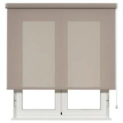 Store Enrouleur Screen Degré d'ouverture 10% Pebble 165 X 250cm , Viewtex