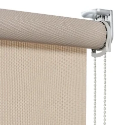 Store Enrouleur Screen Degré d'ouverture 10% Sable 120 X 190cm , Viewtex