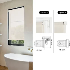 Store Enrouleur Screen Easyfix Beige 75X180