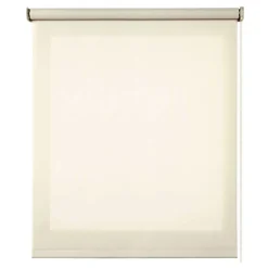Store enrouleur screen premium en tissu technique, alu, tube renforcé 38 mm, haute qualité Beige 45x180 cm