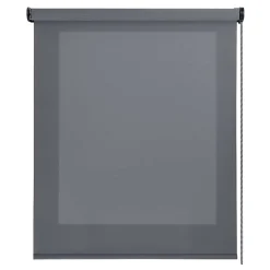 Store enrouleur screen premium en tissu technique, alu, tube renforcé 38 mm, haute qualité Gris Foncé 200x180 cm