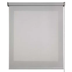 Store enrouleur screen premium en tissu technique, alu, tube renforcé 38 mm, haute qualité Gris 80x250 cm