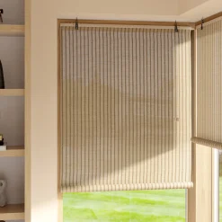 Store enrouleur tamisant sans perçage Awatea beige l.90 x H.180cm Goodhome