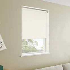 Store enrouleur tamisant sans perçage Halo 2 blanc cassé l.120 x H.180cm Goodhome