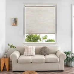 Store enrouleur tamisant sans perçage Masana beige l.160 x H.240cm Goodhome