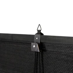 Store enrouleur tamisant sans perçage Akapa noir l.120 x H.180cm Goodhome