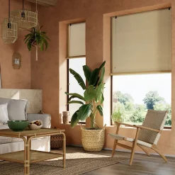 Store enrouleur tamisant sans perçage Akapa beige l.180 x H.180cm Goodhome