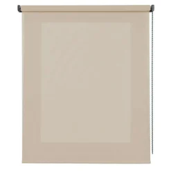 Store Enrouleur Tamisant Lisse pour Fenêtres et Portes Beige 100x180 cm