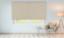 Store Enrouleur Tamisant Chela Beige 105x250 , Viewtex