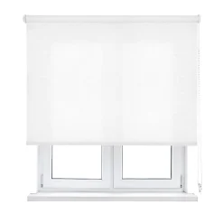 Store enrouleur tamisant Shape Blanc 180 X 190cm , Viewtex