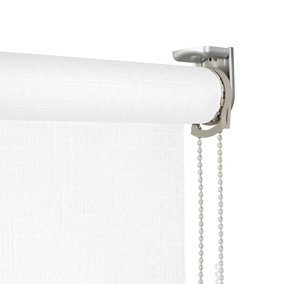 Store enrouleur tamisant Shape Blanc 180 X 190cm , Viewtex