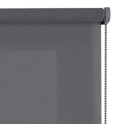 Store Enrouleur Tamisant Lisse pour Fenêtres et Portes Gris 60x180 cm