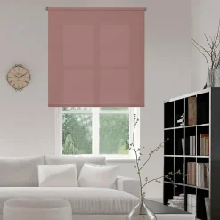 Store Enrouleur Tamisant Trends Vieux rose 105 X 250cm, Viewtex