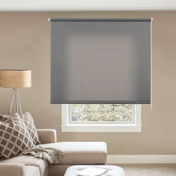 Store Enrouleur Tamisant sans perçage EasyFix Gris 60 x 180 cm