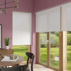 Store enrouleur tamisant sans perçage Halo 2 blanc cassé l.60 x H.240cm Goodhome