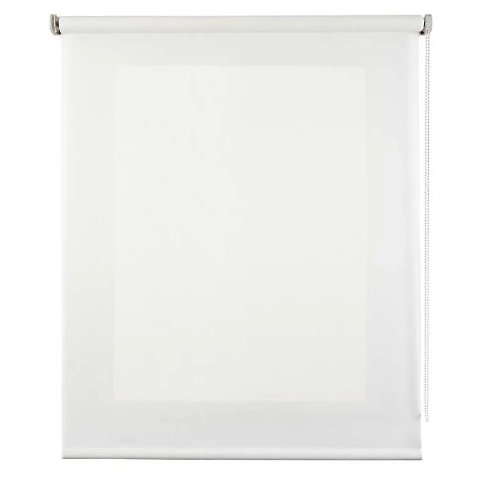 Store Enrouleur Tamisant Lisse pour Fenêtres et Portes Blanc 80x180 cm