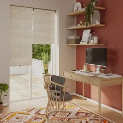 Store enrouleur tamisant sans perçage Masana beige l.90 x H.240cm Goodhome