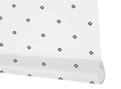 Store Enrouleur Tamisant Pasodoble Blanc et Marron 90 X 250cm , Viewtex