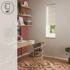 Store enrouleur tamisant sans perçage Masana beige l.40 x H.140cm Goodhome