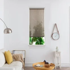Store enrouleur tamisant sans perçage Eccles marron l.55 x H.180cm Goodhome
