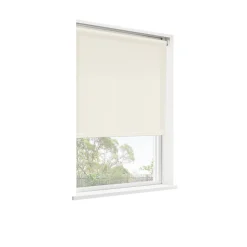 Store enrouleur tamisant sans perçage Halo 2 blanc cassé l.45 x H.140cm Goodhome