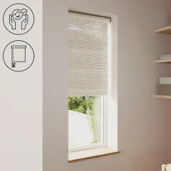 Store enrouleur tamisant sans perçage Masana beige l.55 x H.180cm Goodhome