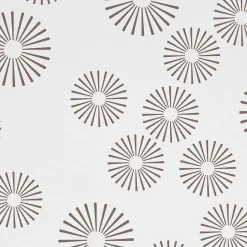 Store Enrouleur Tamisant Pasodoble Blanc et Marron 180 X 250cm , Viewtex