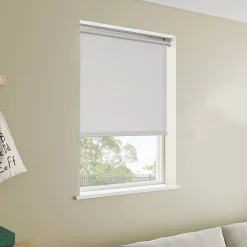 Store enrouleur tamisant sans perçage Halo 2 gris perle l.60 x H.180cm Goodhome