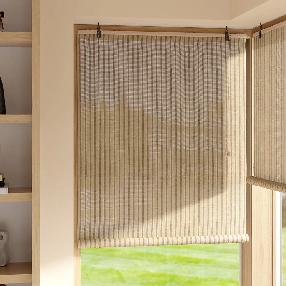 Store enrouleur tamisant sans perçage Awatea beige l.60 x H.180cm Goodhome