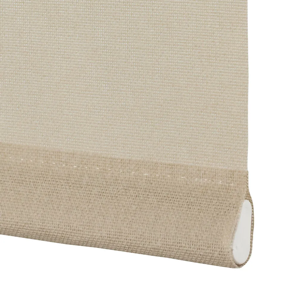 Store Enrouleur Tamisant Cotton Beige 120 X 250cm , Viewtex